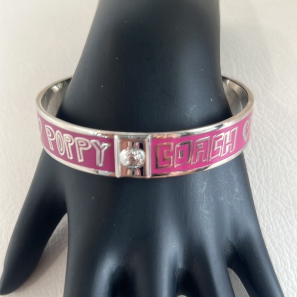NWOT Coach Pink Poppy Bracelet! - Picture 2 of 8